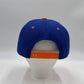 Plain Poly Snapback Blue and Orange Lid 12 pack PFS02T01 Cap Hat
