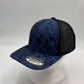 CAMO 6 Panel New Trucker Blue Camo and Black Mesh 12 pack NS6TMC2 Cap Hat