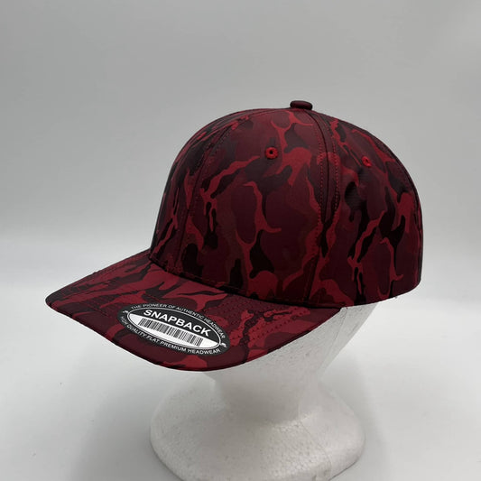 CAMO 6 Panel New Trucker Red Camo 12 pack NS6TMC13 Cap Hat