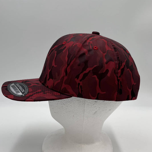 CAMO 6 Panel New Trucker Red Camo 12 pack NS6TMC13 Cap Hat