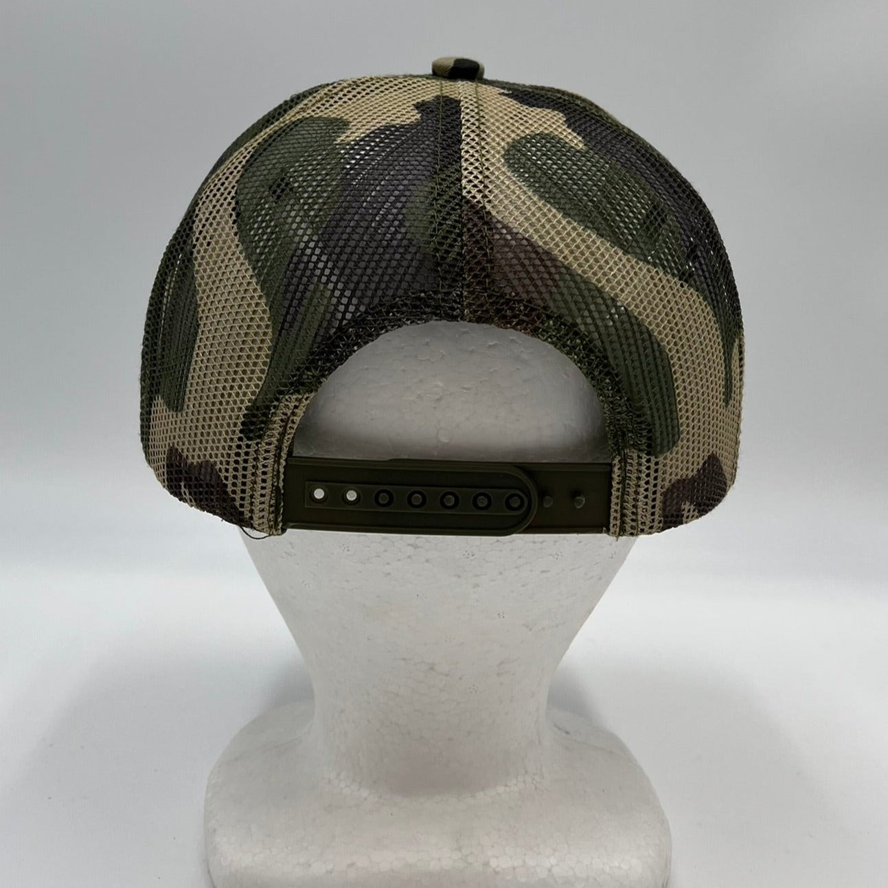 Plain Poly Snapback Camo Green and Camo Green Mesh 12 pack PFS0554 Cap Hat