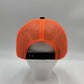 Plain Curve 6 Panel Trucker Black and Orange Mesh 12 pack CTM1112 Cap Hat