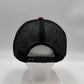 Plain Flat 5P Mesh Trucker Red and Black Mesh 12 pack CF5M1203 Cap Hat