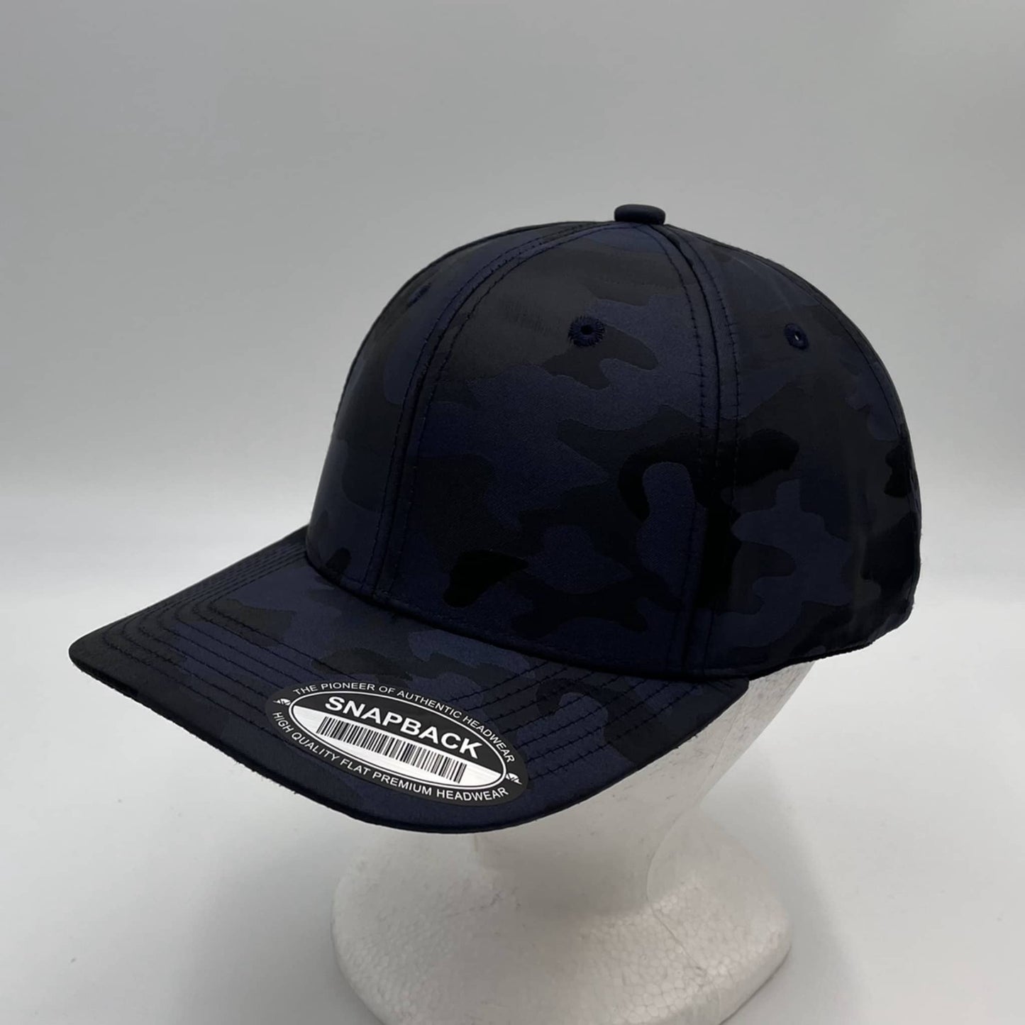 CAMO 6 Panel New Trucker Navy Blue Camo 12 pack NS6TMC11 Cap Hat