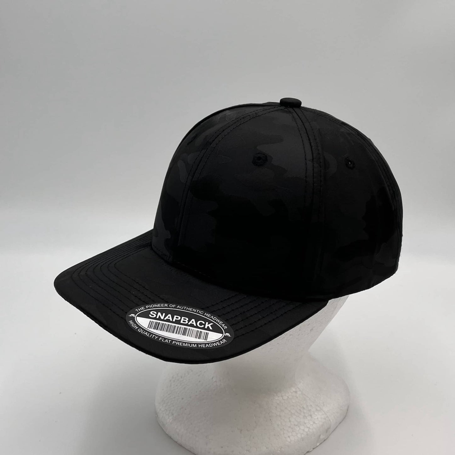 CAMO 6 Panel New Trucker Black Camo 12 pack NS6TMC17 Cap Hat