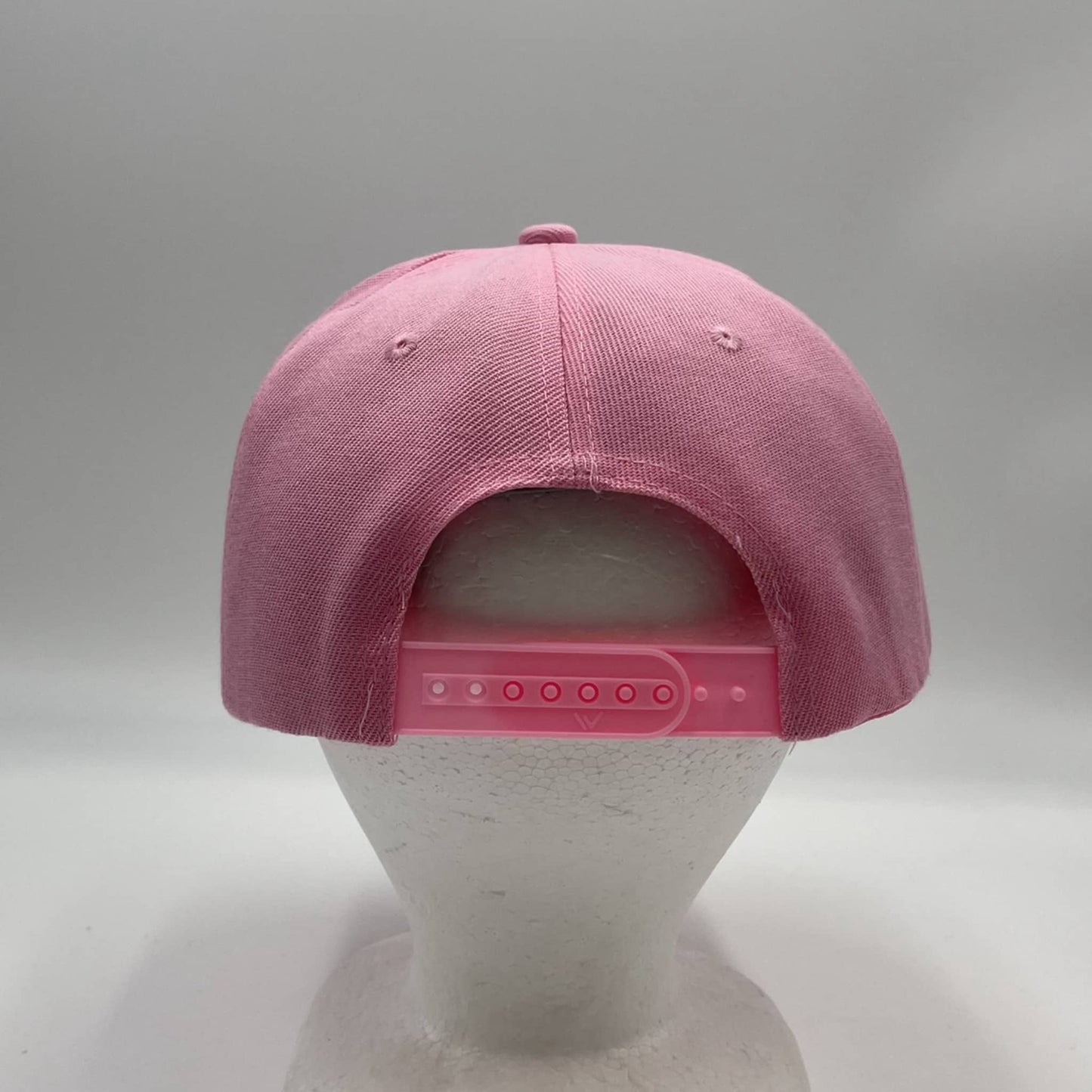 Alpha Omega Cap Plain Poly Snapback Baby Pink 12 pack PFS0501 Cap Hat