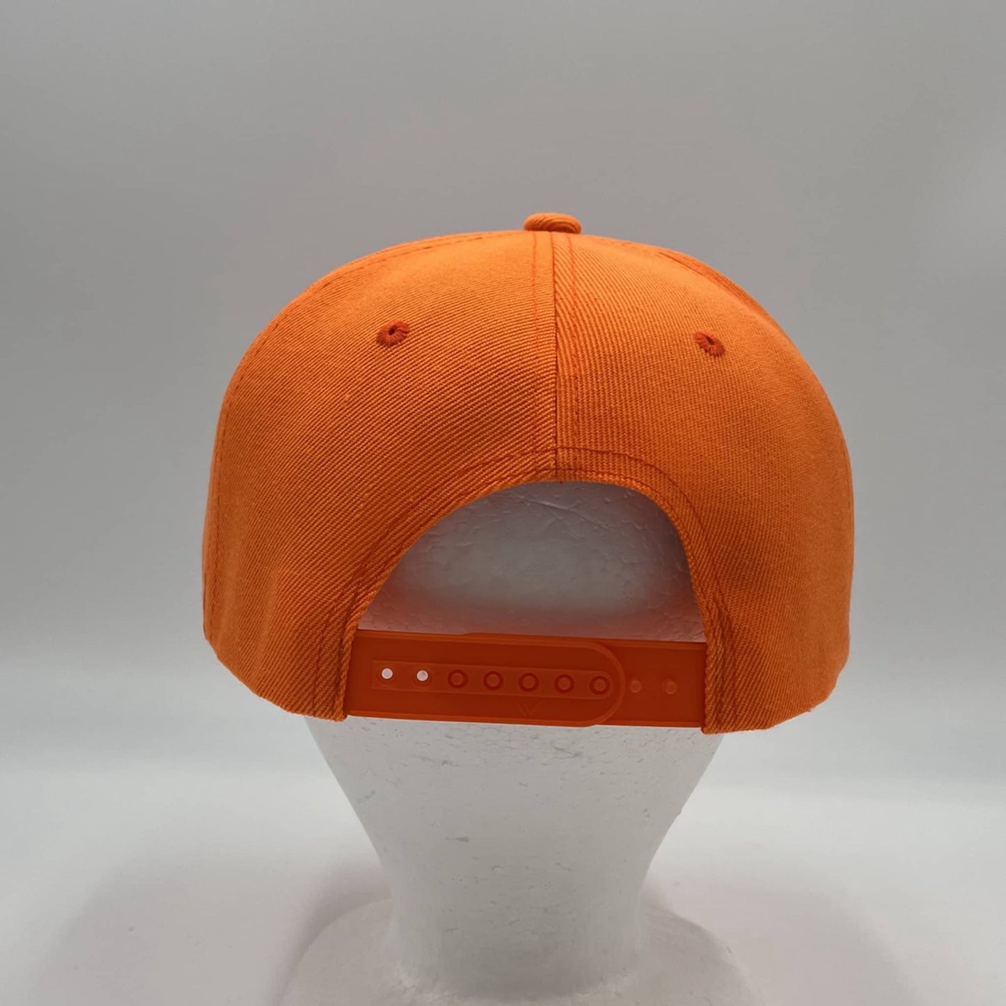 Alpha Omega Cap Plain Poly Snapback Orange 12 pack PFS0530 Cap Hat