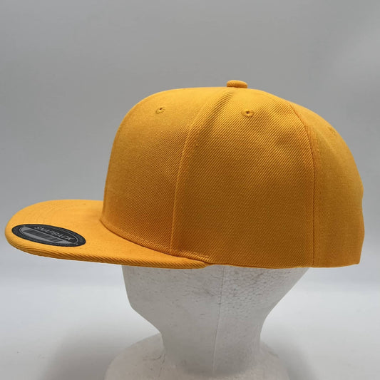 Plain Poly Snapback Merigold 12 pack PFS0502 Cap Hat