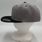 Plain Poly Snapback Gray and Black Lid 12 pack PFS02T17 Cap Hat