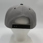 Plain Poly Snapback Gray and Black Lid 12 pack PFS02T17 Cap Hat