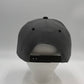 Plain Poly Snapback Gray and Black Eyelets/Bill 12 pack PFS0566 Cap Hat