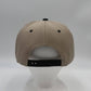 Plain Poly Snapback Tan and Black Eyelets/Bill 12 pack PFS0536 Cap Hat