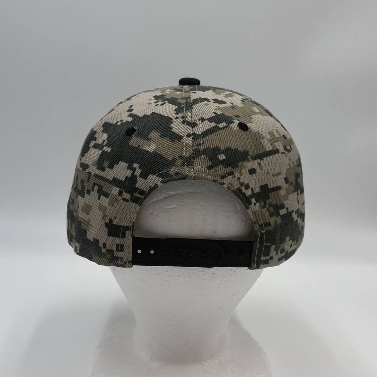 Alpha Omega Cap Plain Poly Snapback Digital Camo and Black Eyelets/Bill PFS0538 Cap Hat