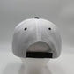 Plain Poly Snapback White and Black Lid 12 pack PFS02T19 Cap Hat
