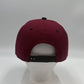 Plain Poly Snapback Burgandy and Black Eyelets/Bill 12 pack PFS0533 Cap Hat