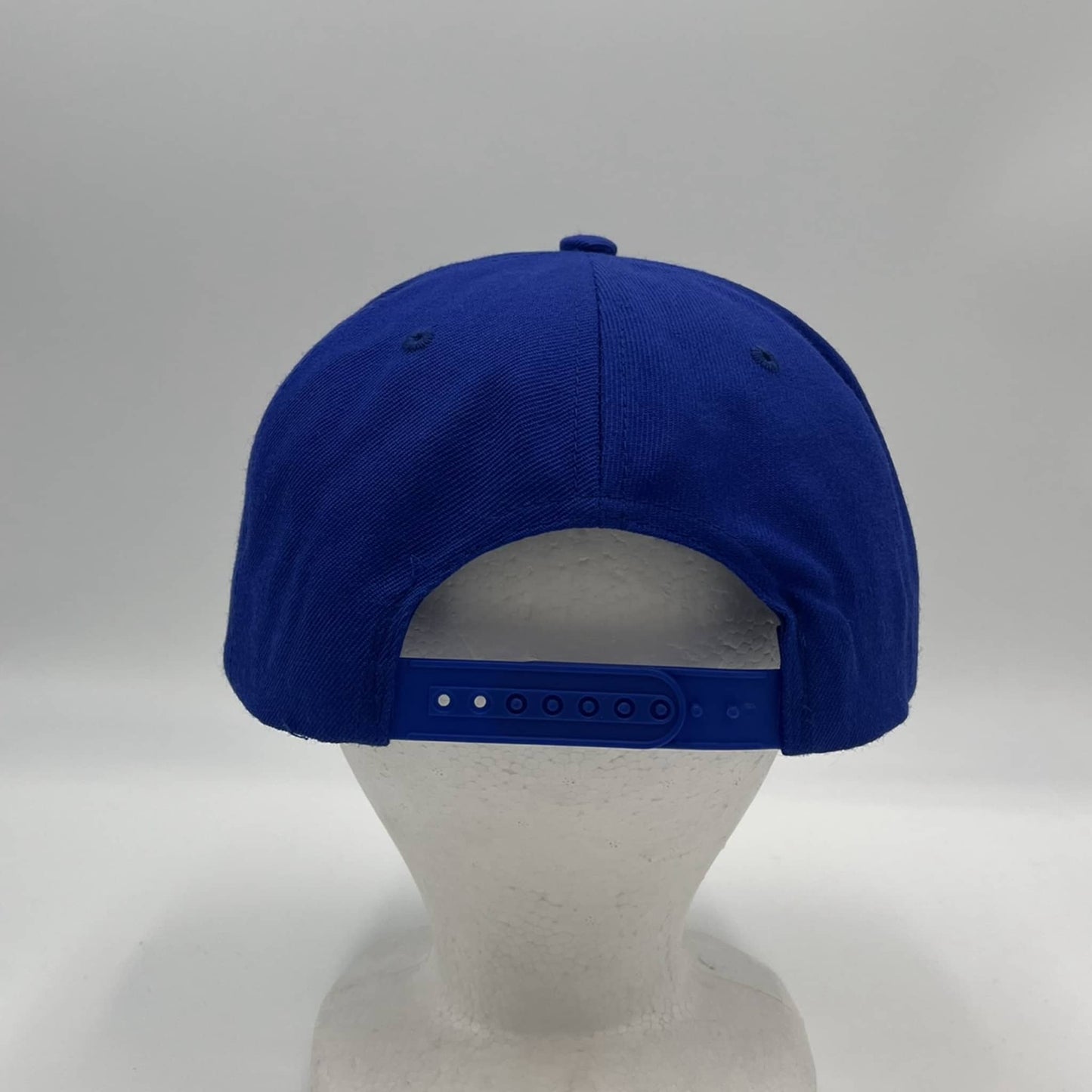 Plain Poly Snapback Blue 12 pack PFS0508 Cap Hat