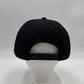 Plain Poly Snapback Black 12 pack PFS0506 Cap Hat