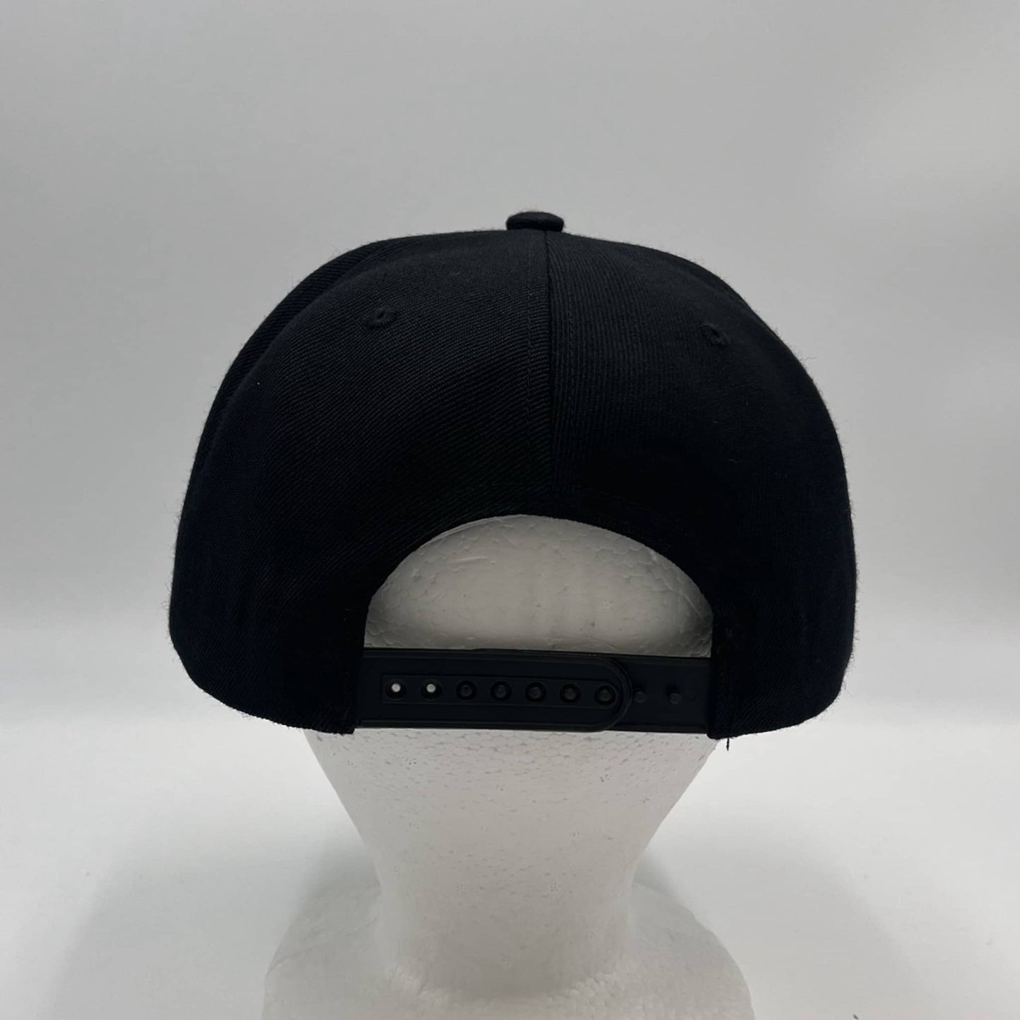 Plain Poly Snapback Black 12 pack PFS0506 Cap Hat