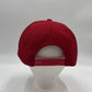 Plain Poly Snapback Red 12 pack PFS0512 Cap Hat