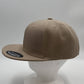 Plain Poly Snapback Tan 12 pack PFS0503 Cap Hat