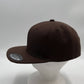 Plain Poly Snapback Brown 12 pack PFS0513 Cap Hat