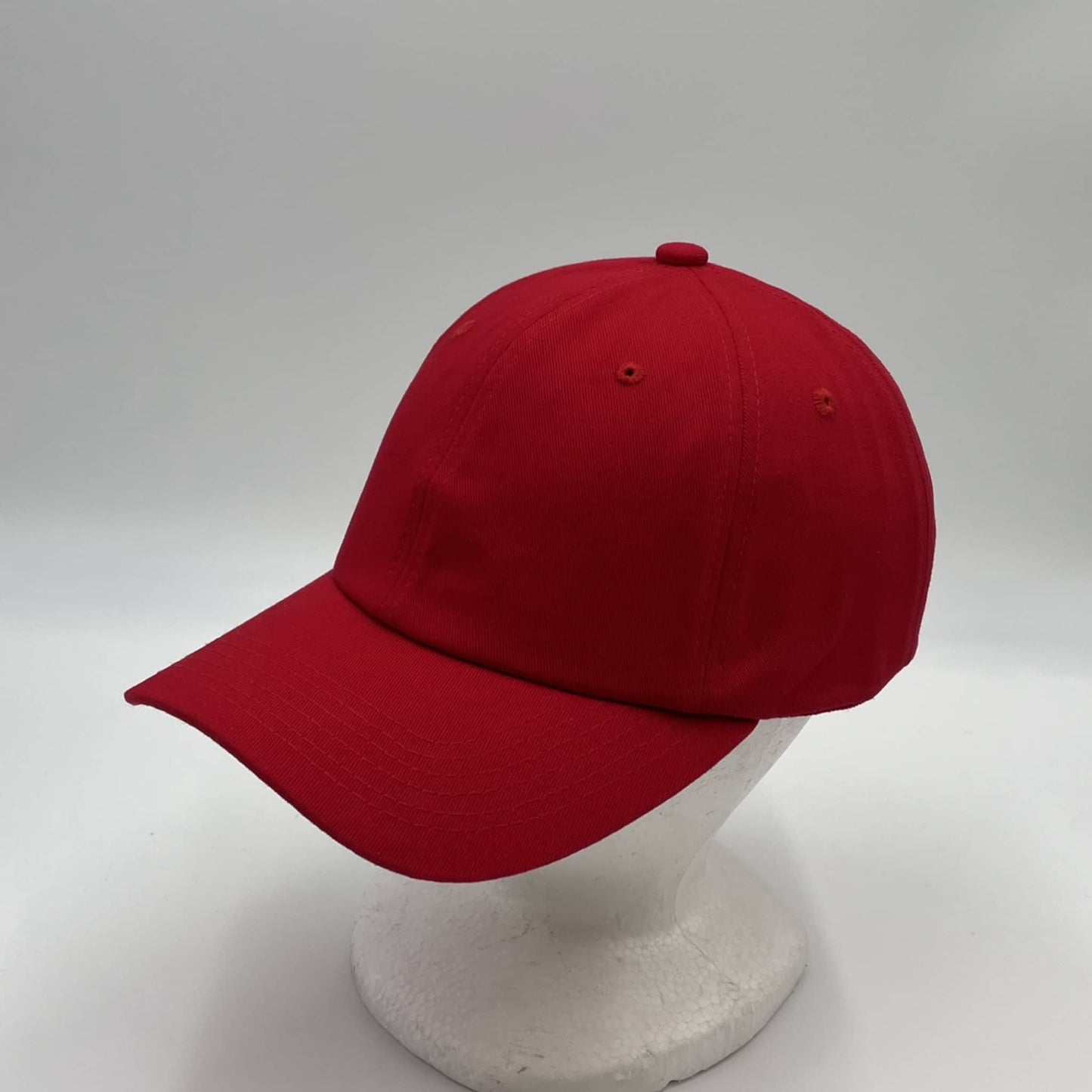 Alpha Omega Cap Plain Cotton Cap Red CCW0827 Cap Hat