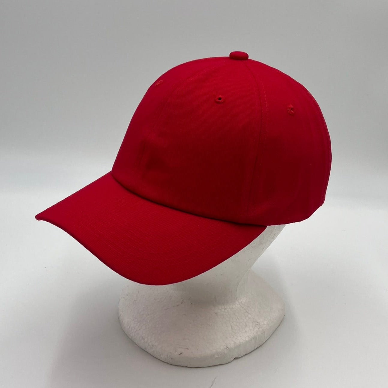 Plain Sandwich Velcro Red 12 pack PCV0112 Cap Hat