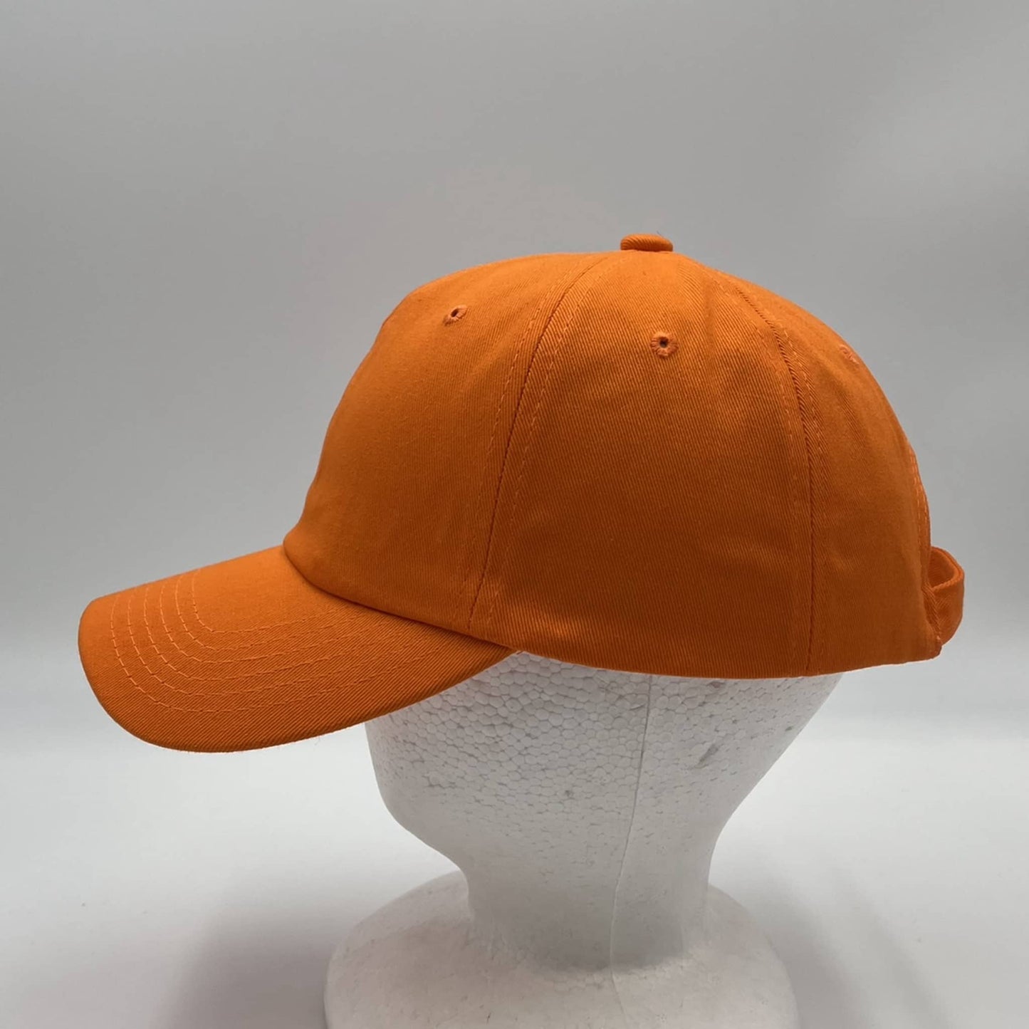 Alpha Omega Cap Plain Cotton Cap Orange 12 pack CCW0826 Cap Hat