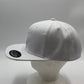 Plain Poly Snapback White 12 pack PFS0505 Cap Hat