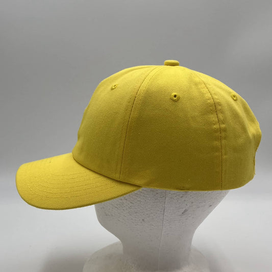 Plain Cotton Cap Yellow 12 pack CCW0823 Cap Hat