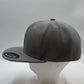 Plain Poly Snapback Gray 12 pack PFS0511 Cap Hat