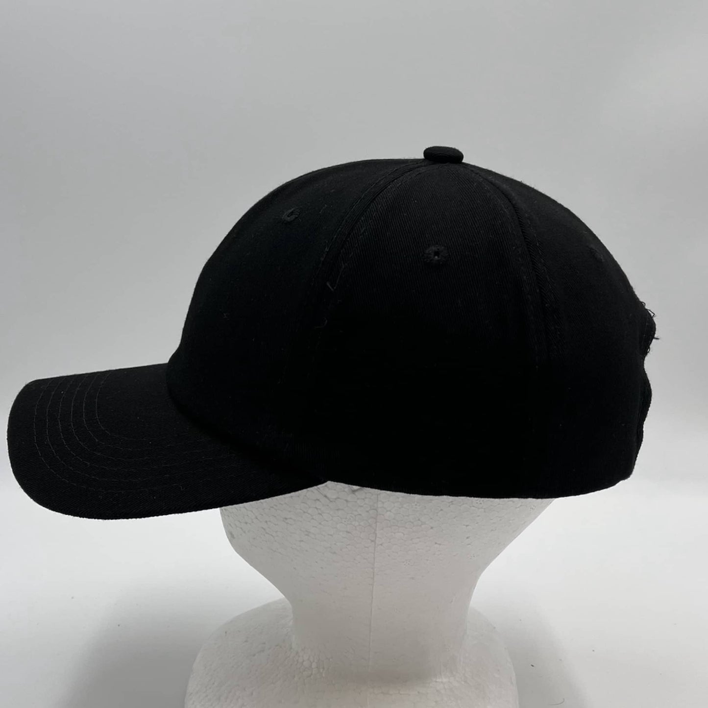 Alpha Omega Cap Plain Cotton Cap Black 12-pck CCW0804 Cap Hat