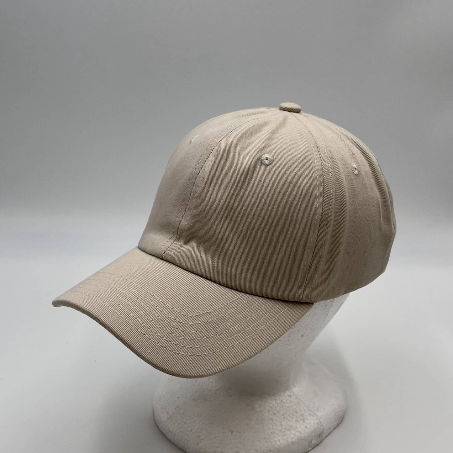 Plain Cotton Cap Tan 12 pack CCW0813 Cap Hat