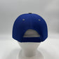Plain Two Tone Velcro Blue and Gray Eyelets/Bill 12 pack PCV0224 Cap Hat