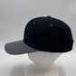 Plain Two Tone Velcro Black and Gray Eyelets/Bill 12 pack PCV0222 Cap Hat