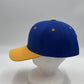 Plain Two Tone Velcro Blue and Yellow Eyelets/Bill 12 pack PCV0220 Cap Hat