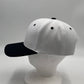 Plain Two Tone Velcro White and Black Eyelets/Bill 12 pack PCV0208 Cap Hat