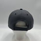 Plain Two Tone Velcro Dark Gray and Navy Blue Eyelets/Bill 12 pack PCV0213 Cap Hat