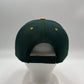 Plain Two Tone Velcro Green and Yellow Eyelets/Bill 12 pack PCV0226 Cap Hat