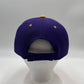 Plain Two Tone Velcro Purple and Yellow Eyelets/Bill PCV0210 Cap Hat pack