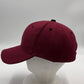 Plain Sandwich Velcro Maroon and Black Eyelets 12 pack PCV0319 Cap Hat