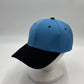 Plain Two Tone Velcro Blue and Black Eyelets/Bill 12 pack PCV0202 Cap Hat