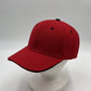 Plain Sandwich Velcro Red and Black Eyelets 12pack PCV0333 Cap Hat