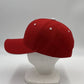 Plain Sandwich Velcro Red and White Eyelets 12 pack PCV0325 Cap Hat