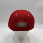Plain Sandwich Velcro Red and White Eyelets 12 pack PCV0325 Cap Hat