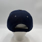 Plain Sandwich Velcro Navy Blue and Gray Eyelets 12 pack PCV0345 Cap Hat