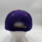 Plain Sandwich Velcro Purple and Yellow Eyelets 12 pack PCV0337 Cap Hat
