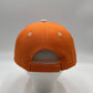 Plain Sandwich Velcro Orange and White Eyelets 12 pack PCV0313 Cap Hat
