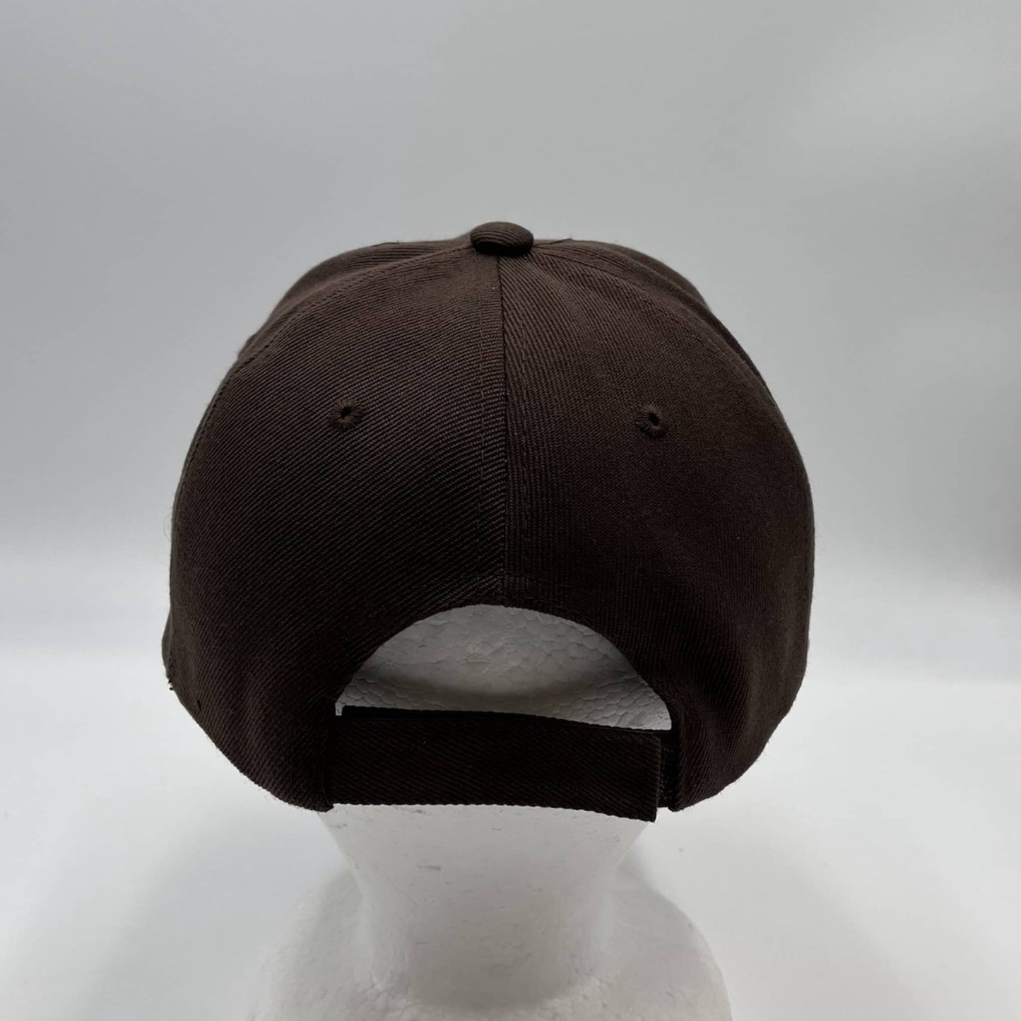Plain Sandwich Velcro Brown and Brown Eyelets 12 pack PCV0303 Cap Hat