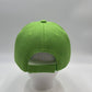Plain Sandwich Velcro Lime and Lime Eyelets 12 pack PCV0109 Cap Hat